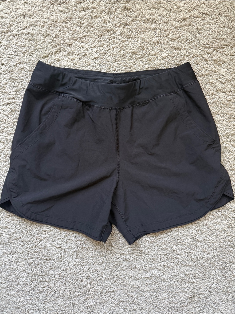 Lands' End Black Quick Dry Shorts